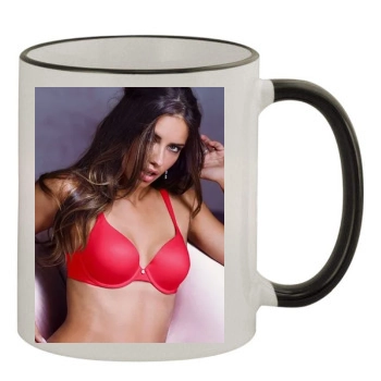 Adriana Lima 11oz Colored Rim & Handle Mug