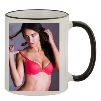 Adriana Lima 11oz Colored Rim & Handle Mug