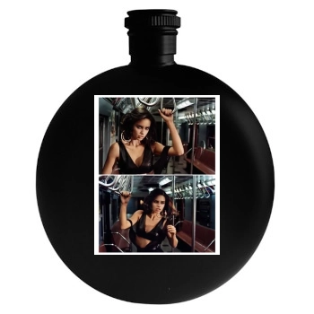 Adriana Lima Round Flask