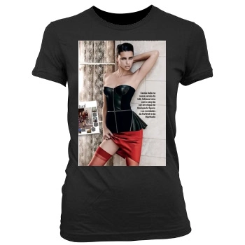 Adriana Lima Women's Junior Cut Crewneck T-Shirt