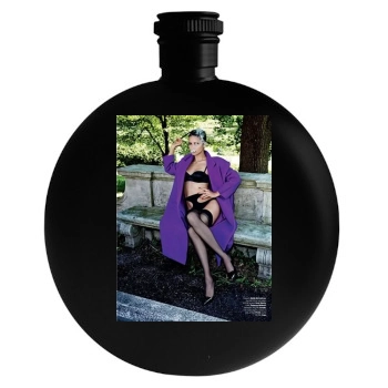 Adriana Lima Round Flask