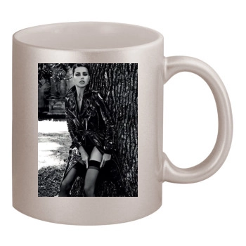 Adriana Lima 11oz Metallic Silver Mug