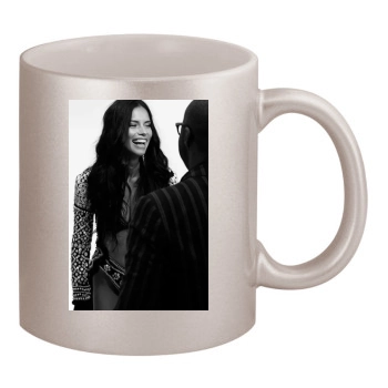 Adriana Lima 11oz Metallic Silver Mug