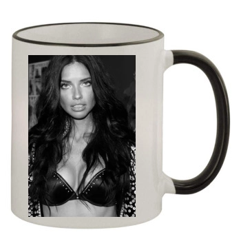 Adriana Lima 11oz Colored Rim & Handle Mug