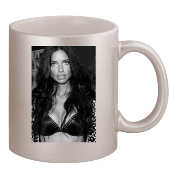 Adriana Lima 11oz Metallic Silver Mug