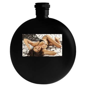 Adriana Lima Round Flask