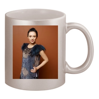 Zhang Ziyi 11oz Metallic Silver Mug