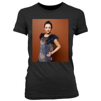 Zhang Ziyi Women's Junior Cut Crewneck T-Shirt