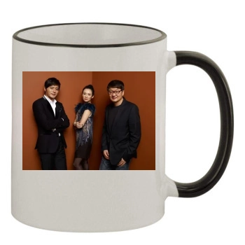 Zhang Ziyi 11oz Colored Rim & Handle Mug