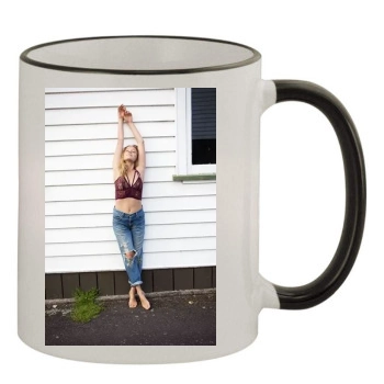 Zippora Seven 11oz Colored Rim & Handle Mug