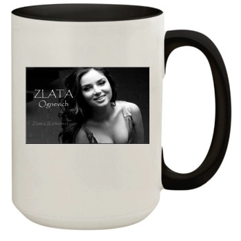 Zlata Ognevich 15oz Colored Inner & Handle Mug