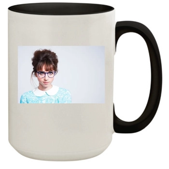 Zoe Kazan 15oz Colored Inner & Handle Mug