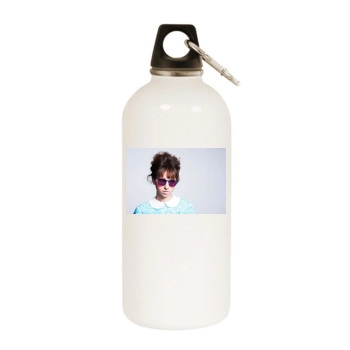 Zoe Kazan White Water Bottle With Carabiner