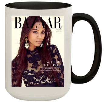 Zoe Saldana 15oz Colored Inner & Handle Mug