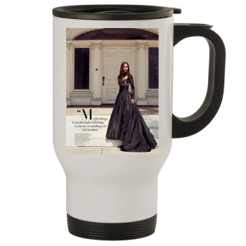 Zoe Saldana Stainless Steel Travel Mug