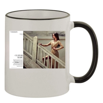 Zoe Saldana 11oz Colored Rim & Handle Mug