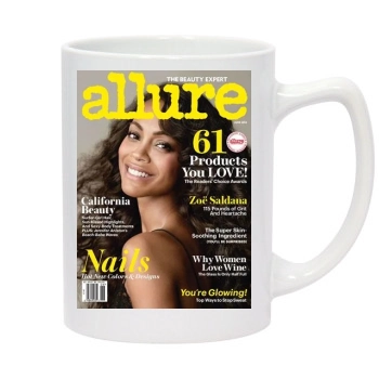 Zoe Saldana 14oz White Statesman Mug