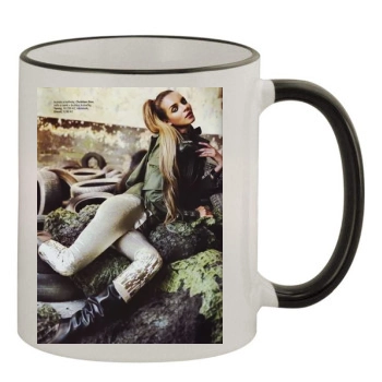 Zuzana Macasova 11oz Colored Rim & Handle Mug