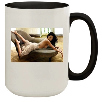 Angelina Jolie 15oz Colored Inner & Handle Mug