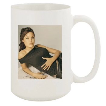 Angelina Jolie 15oz White Mug