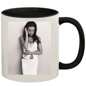 Angelina Jolie 11oz Colored Inner & Handle Mug