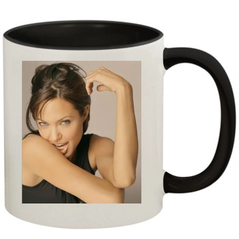 Angelina Jolie 11oz Colored Inner & Handle Mug