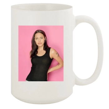 Angelina Jolie 15oz White Mug