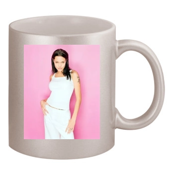 Angelina Jolie 11oz Metallic Silver Mug