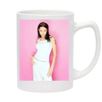 Angelina Jolie 14oz White Statesman Mug