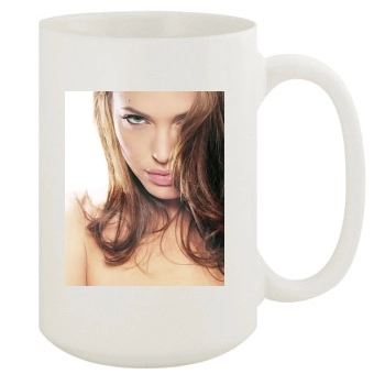 Angelina Jolie 15oz White Mug