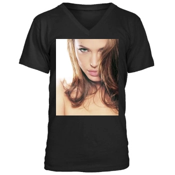 Angelina Jolie Men's V-Neck T-Shirt