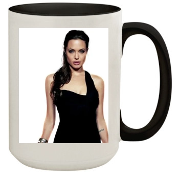 Angelina Jolie 15oz Colored Inner & Handle Mug