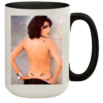 Angelina Jolie 15oz Colored Inner & Handle Mug