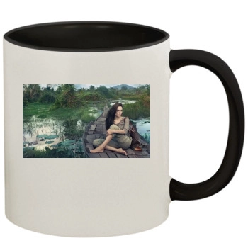 Angelina Jolie 11oz Colored Inner & Handle Mug