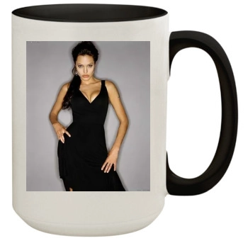 Angelina Jolie 15oz Colored Inner & Handle Mug