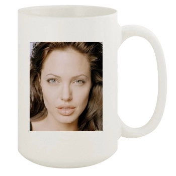 Angelina Jolie 15oz White Mug