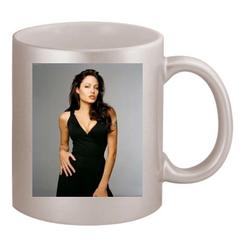 Angelina Jolie 11oz Metallic Silver Mug