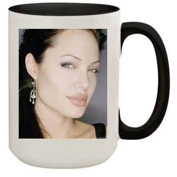 Angelina Jolie 15oz Colored Inner & Handle Mug