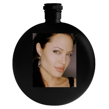 Angelina Jolie Round Flask