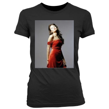 Angelina Jolie Women's Junior Cut Crewneck T-Shirt