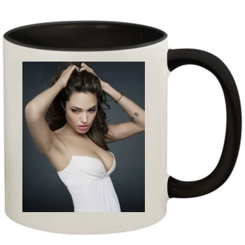 Angelina Jolie 11oz Colored Inner & Handle Mug