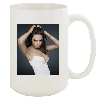 Angelina Jolie 15oz White Mug