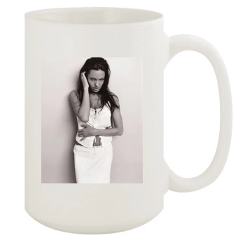 Angelina Jolie 15oz White Mug