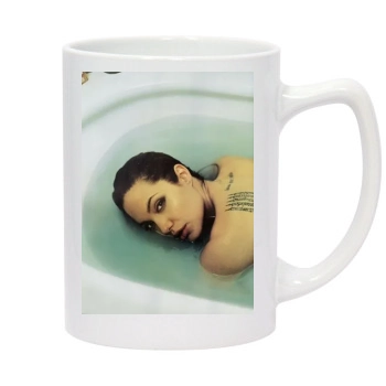 Angelina Jolie 14oz White Statesman Mug