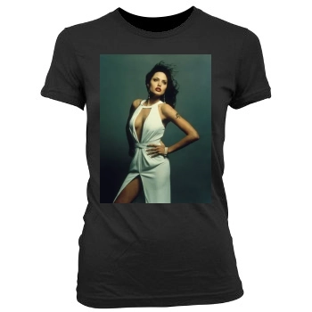 Angelina Jolie Women's Junior Cut Crewneck T-Shirt