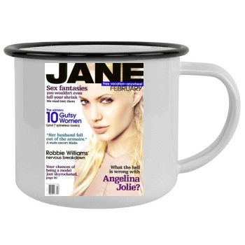 Angelina Jolie Camping Mug