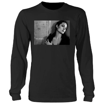 Angelina Jolie Men's Heavy Long Sleeve TShirt