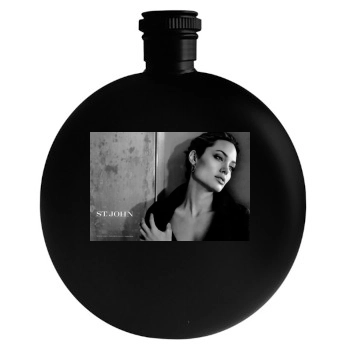 Angelina Jolie Round Flask