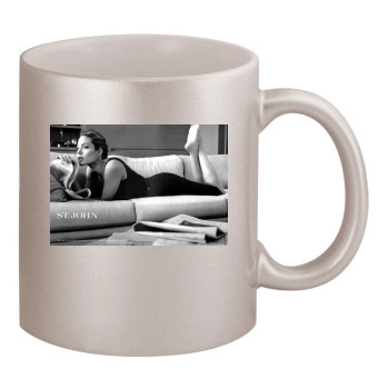 Angelina Jolie 11oz Metallic Silver Mug