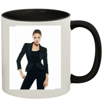 Angelina Jolie 11oz Colored Inner & Handle Mug